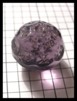 Dice : Dice - 32D - Clear Purple Glass Faceted Numerals Czechoslovakia - Ebay June 2010
